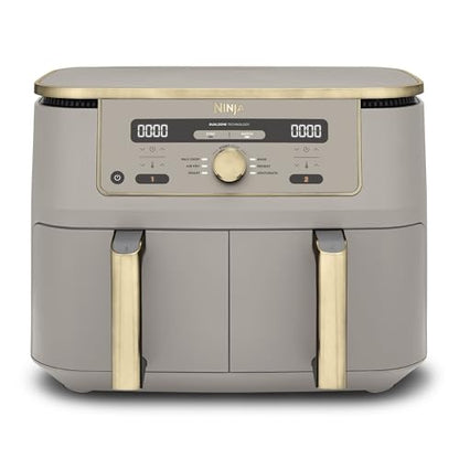 Ninja MAX Dual Zone Digital Air Fryer, 9.5L, Stone Gold DZ400UKSTGD