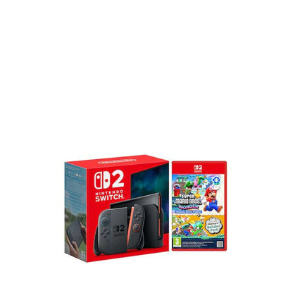 Nintendo Switch 2 Console + Super Mario Bros. Wonder Game Bundle