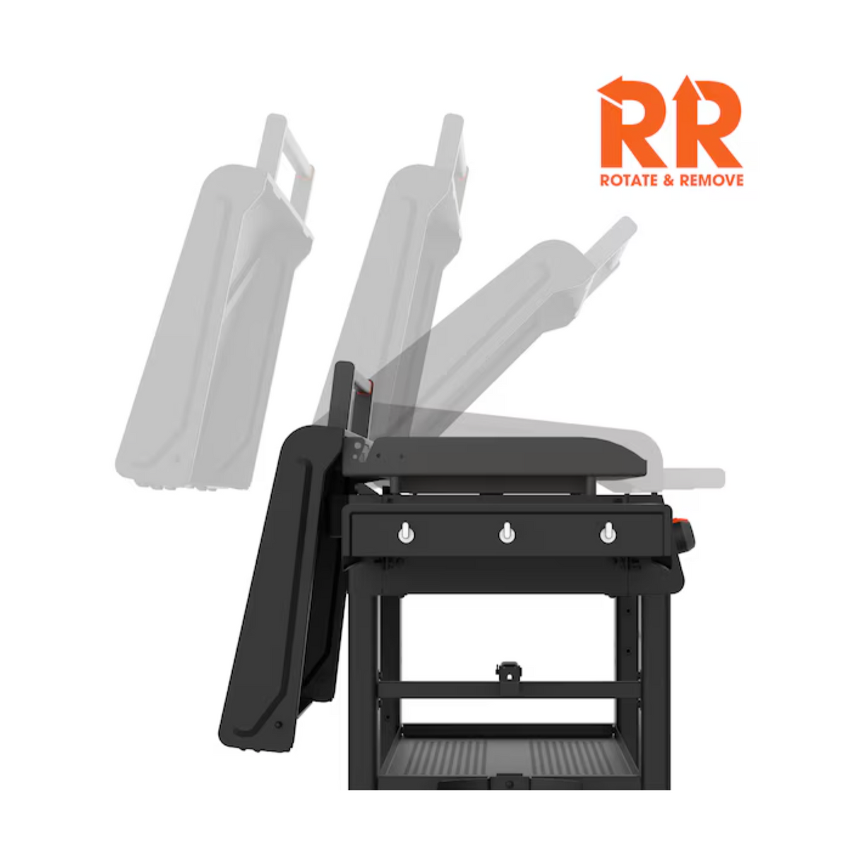 Blackstone 36 in Culinary Omnivore Griddle with Hood 4-Burner Liquid Propane Flat Top Grill
